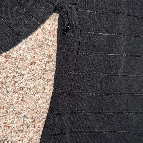 Topshop Sleek Black Long Sleeve Dress - Picture 7 of 8